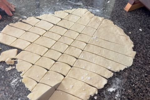 Roll and Cut Dumplings