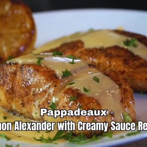 Pappadeaux Salmon Alexander with Creamy Sauce Recipe