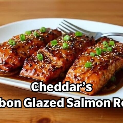 Cheddar’s Bourbon Glazed Salmon Recipe