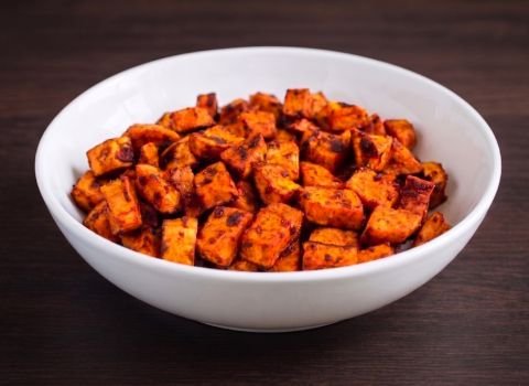 Serve the White Sweet Potatoes