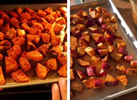 Spread on Baking Sheet