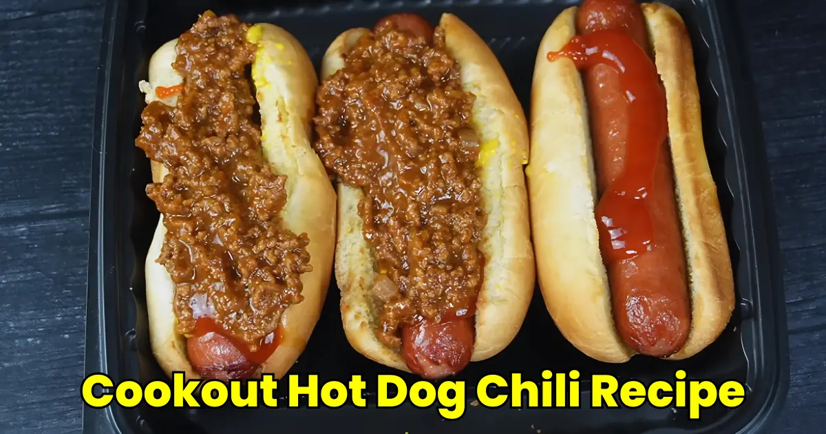 Cookout Hot Dog Chili Recipe