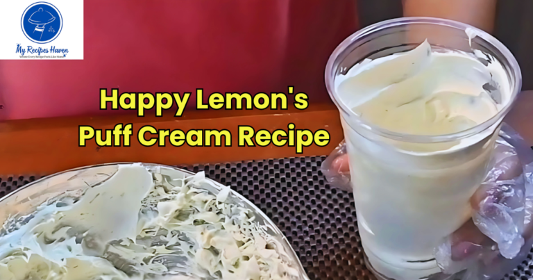 Happy Lemon's Puff Cream Recipe
