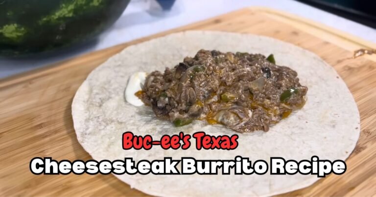 Buc-ee's Texas Cheesesteak Burrito Recipe