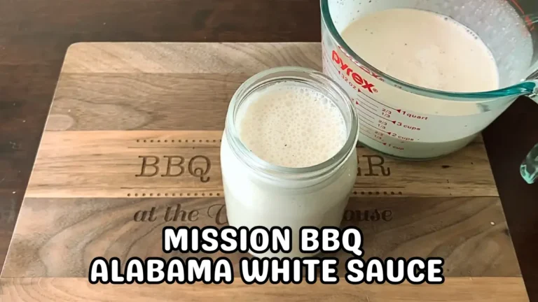 Mission BBQ Alabama White Sauce Recipe