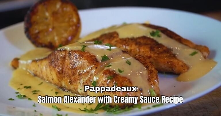 Pappadeaux Salmon Alexander with Creamy Sauce Recipe