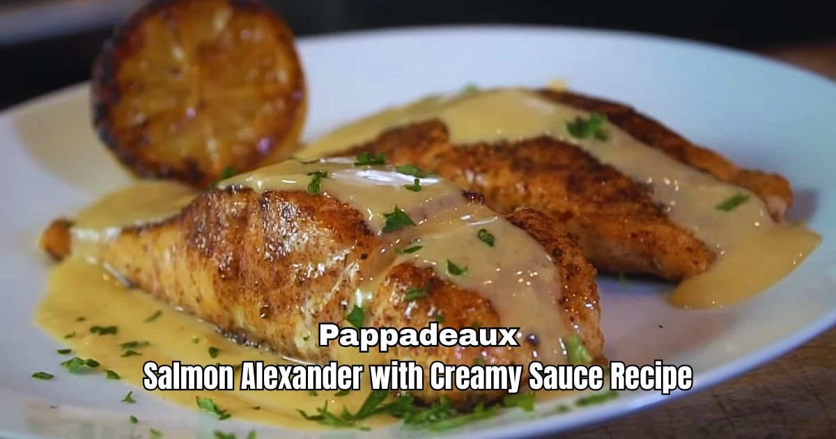 Pappadeaux Salmon Alexander with Creamy Sauce Recipe