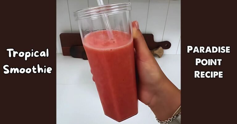 Tropical Smoothie Paradise Point Recipe