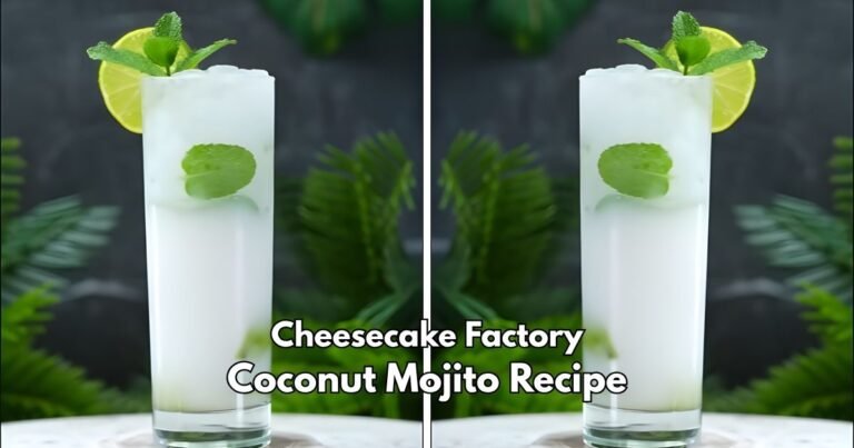 Cheesecake Factory Coconut Mojito Recipe