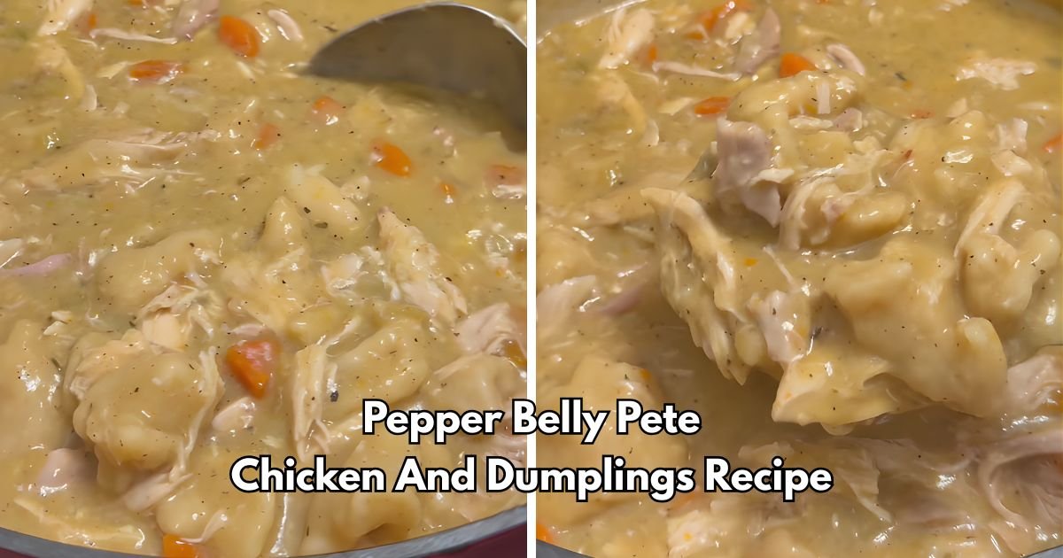 Pepper Belly Pete Chicken And Dumplings Recipe