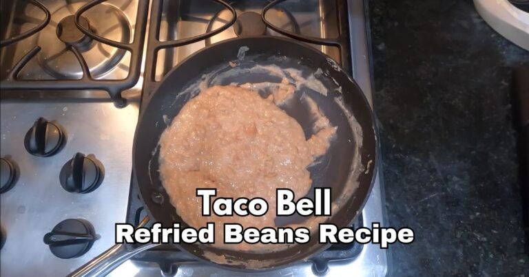Taco Bell Refried Beans Recipe