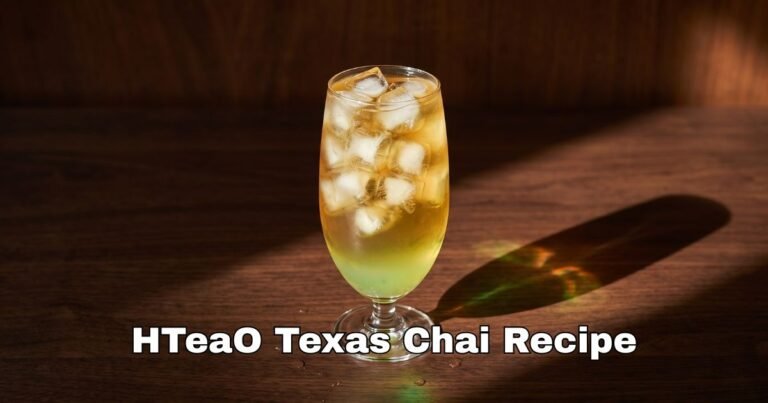 HTeaO Texas Chai Recipe