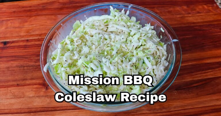 Mission BBQ Coleslaw Recipe