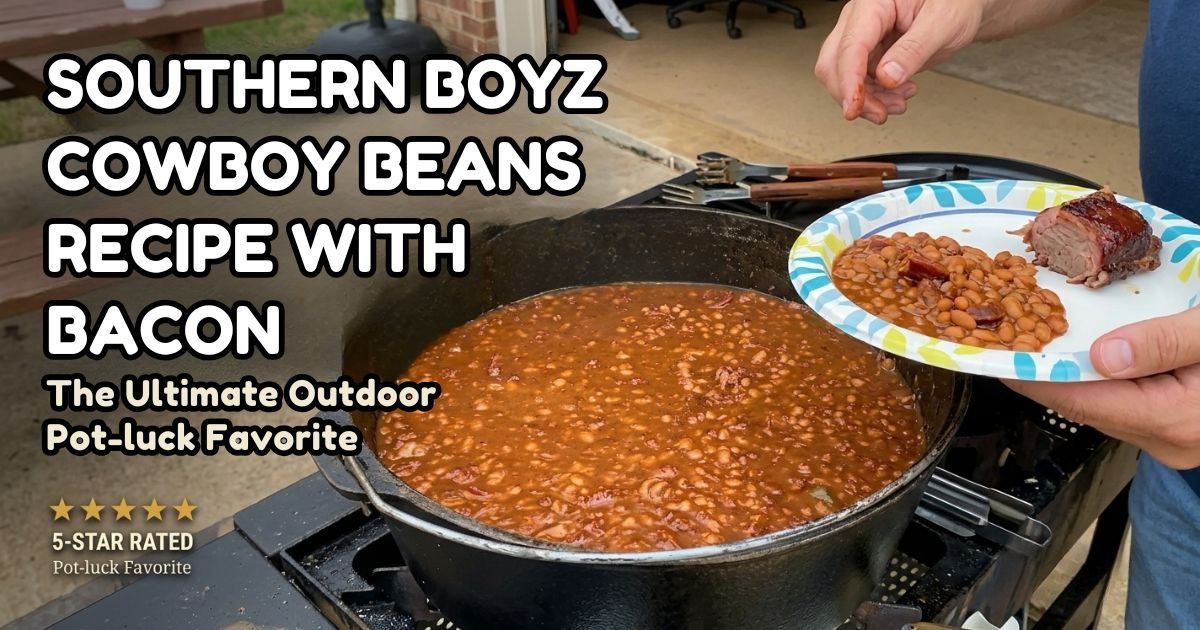 SOUTHERN BOYZ COWBOY BEANS RECIPE WITH BACON